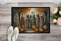 Mummies Spooky Halloween Doormat