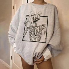 Halloween Print Sweatshirt