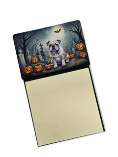 English Bulldog Spooky Halloween Sticky Note Holder