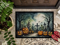 Graveyard Spooky Halloween Doormat