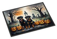 Rottweiler Spooky Halloween Doormat