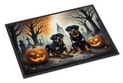 Rottweiler Spooky Halloween Doormat