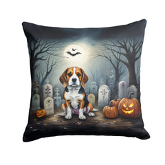 Beagle Spooky Halloween Throw Pillow