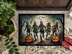 Zombies Spooky Halloween Doormat