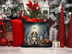 Beagle Spooky Halloween Throw Pillow