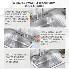 Sink Glass Cup Washer