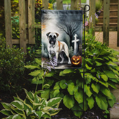 Boxer Spooky Halloween Garden Flag